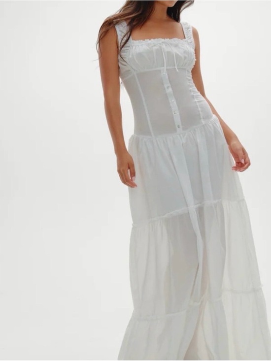 Frankie's Bikinis Dresses & Skirts - Frankie's Bikinis White Christine  Maxi Dress